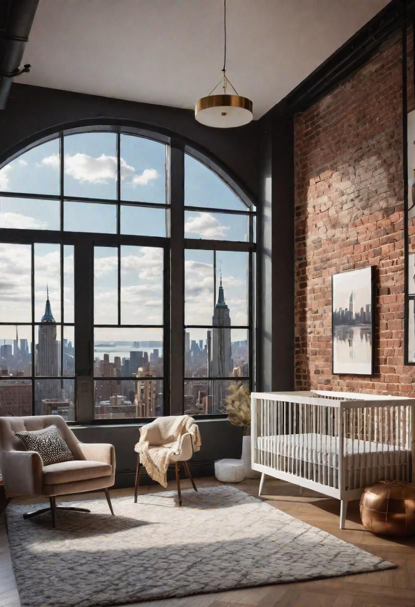 54. Chic Loft Nursery Ideas