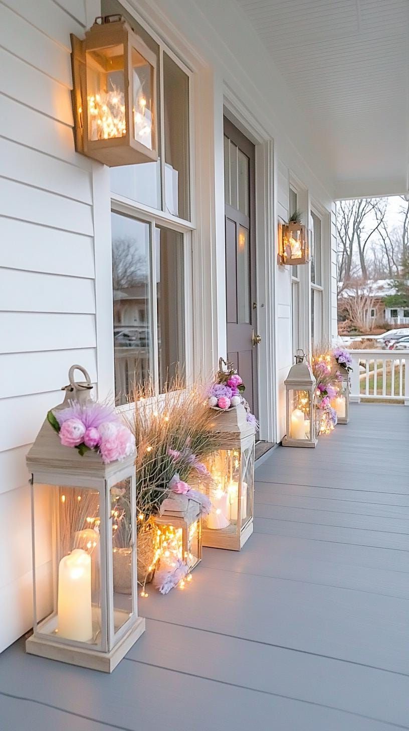 15. Mason Jar Lantern Easter Decor - photo 2