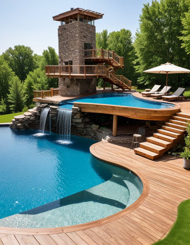 Outdoor Pool Towers for Elevated Enjoyment