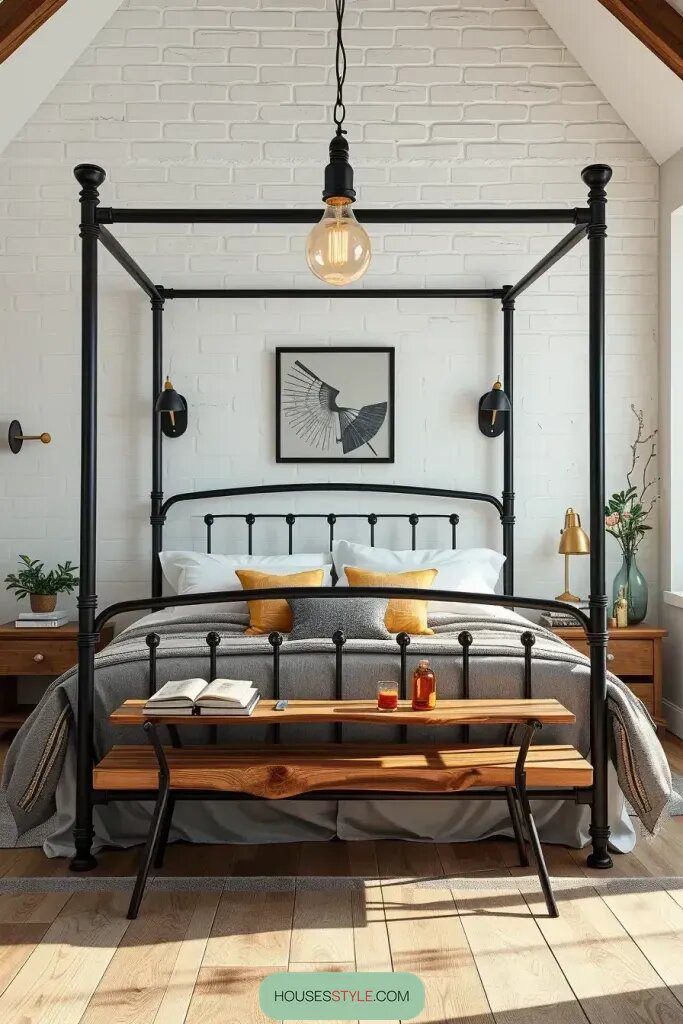 Industrial Design Touches for Modern Bedrooms