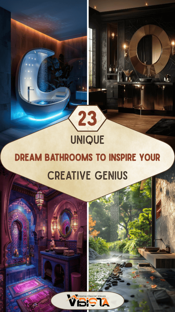 23 Dream Bathrooms to Inspire Your Creative Genius