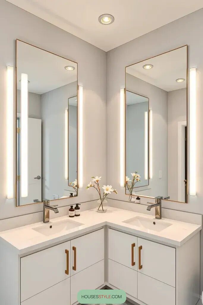 1. Frameless Mirrors for a Clean Look - photo 2