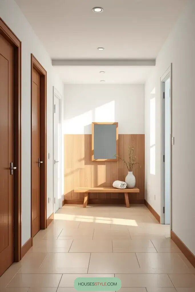 Wood Trim Details for Hallways