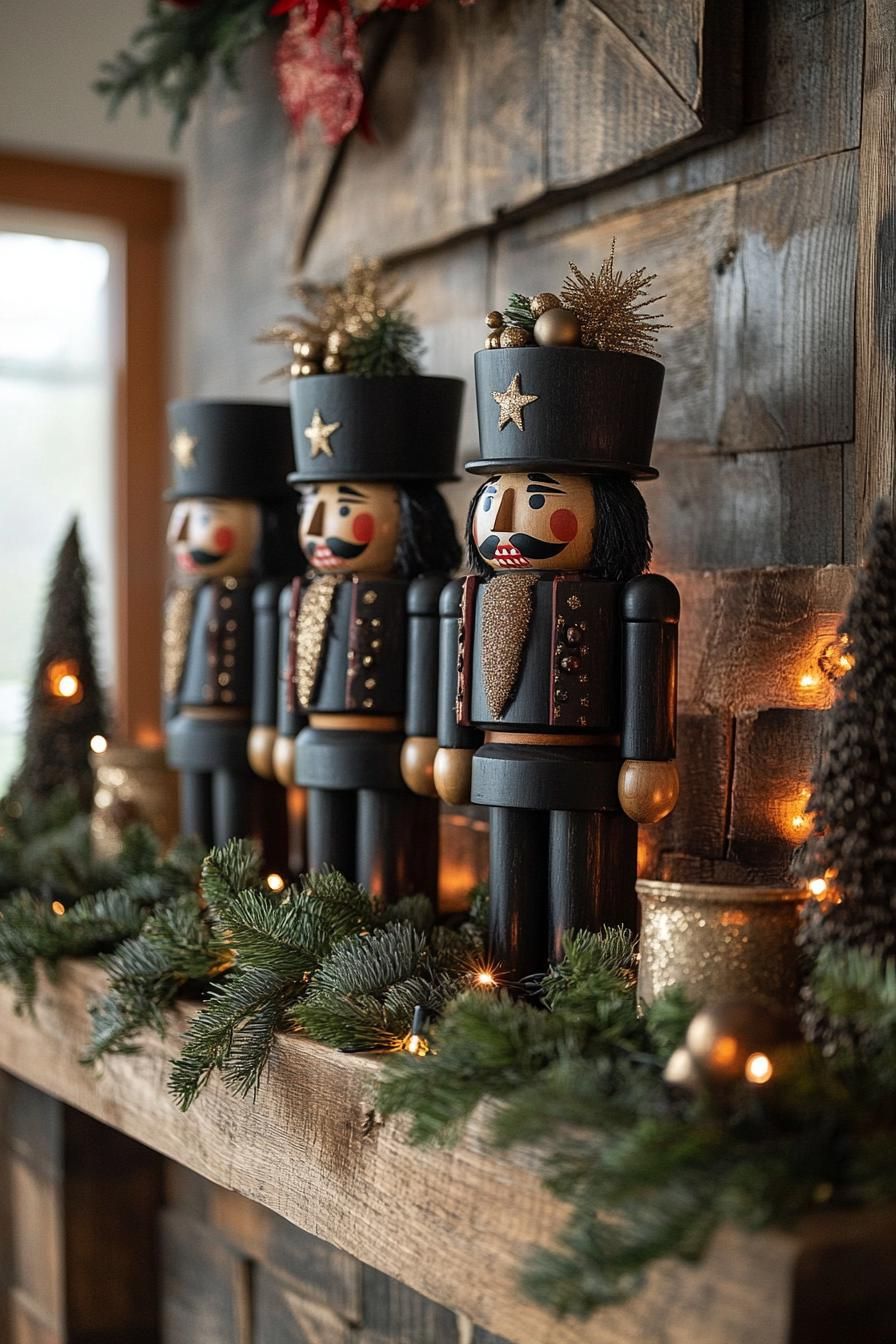 16. Stained Wooden Nutcracker Decor - photo 2