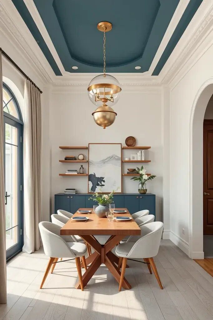 Bold Ceiling Colors That Draw the Eye Up - photo 2
