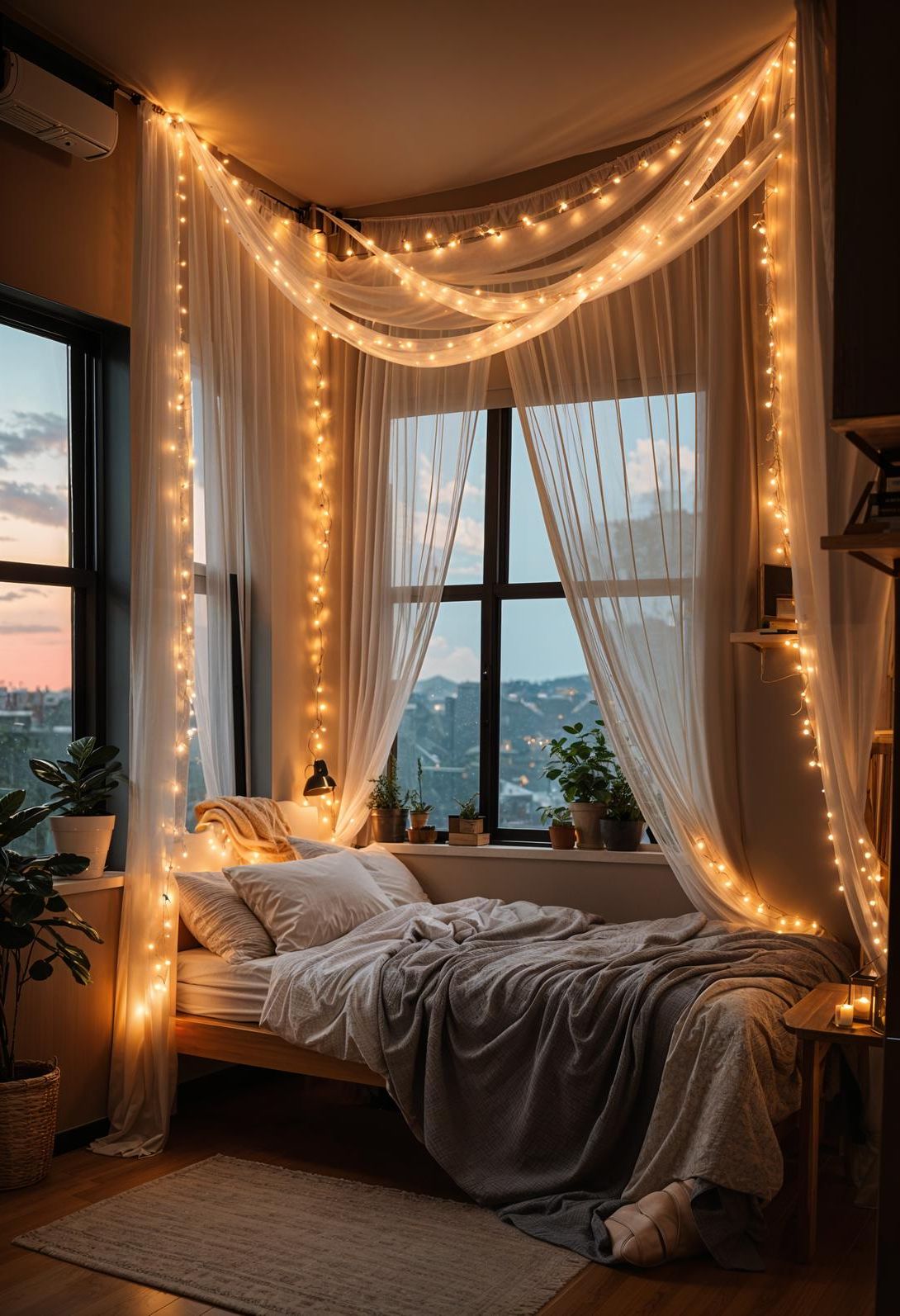 1. Dreamy Bed Canopy Setup - photo 2