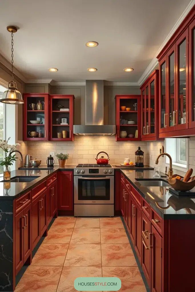 Best Wall Colors to Pair with Red Cabinets