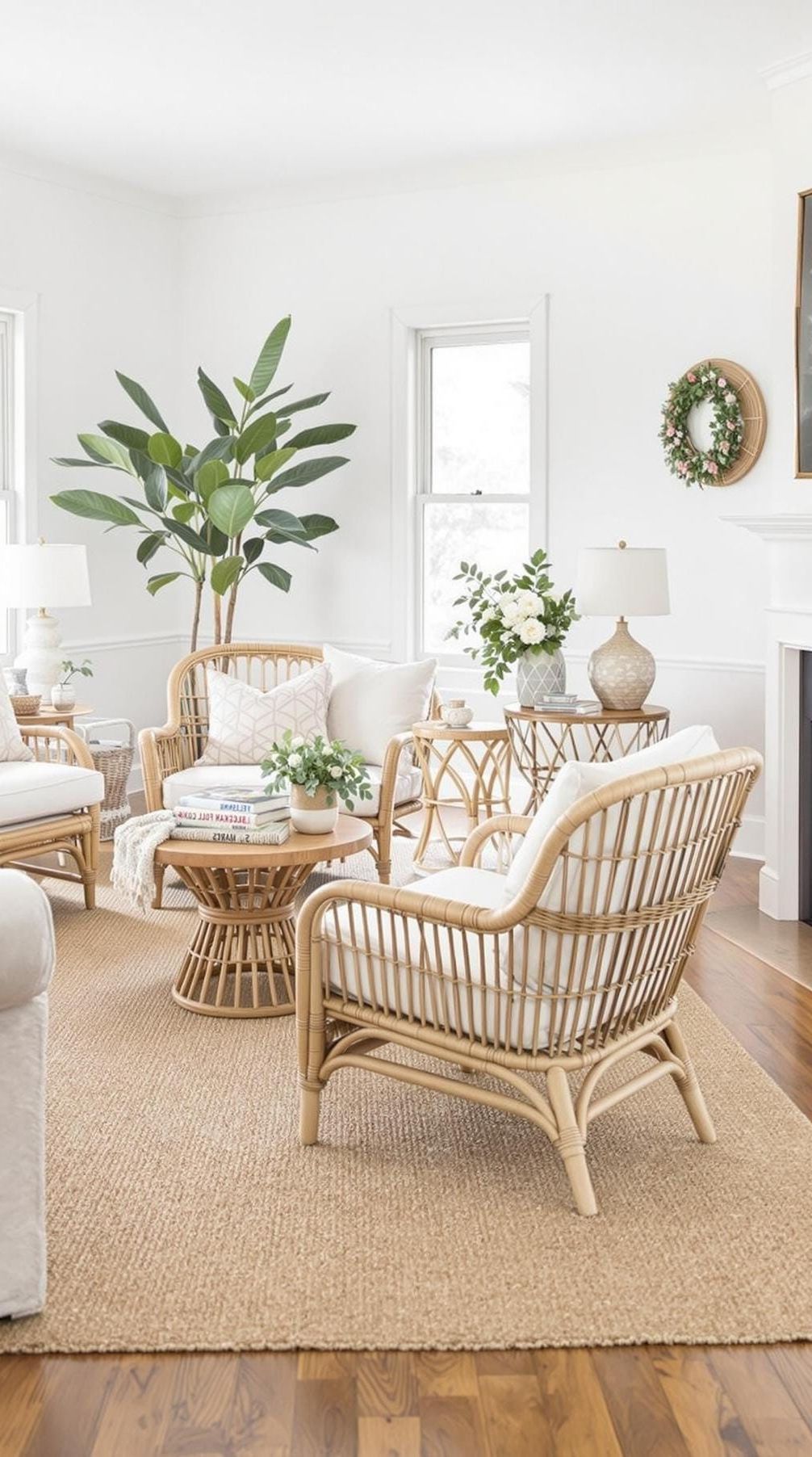 2. Jute Rugs and Rattan for Beachy Texture - photo 2