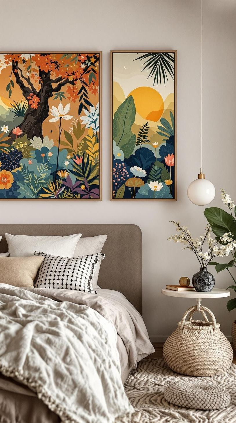 15. Oversized Nature-Themed Wall Art - photo 3