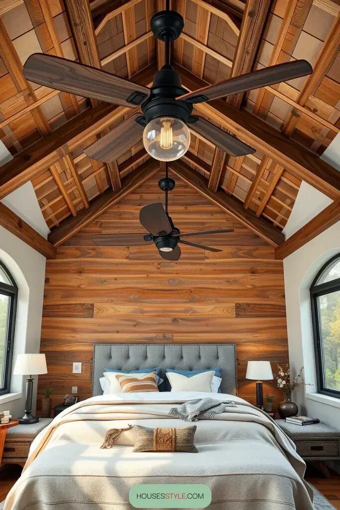 Modern Rustic Ceiling Fan Ideas
