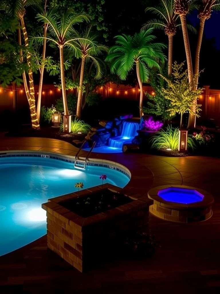 11. Statement-Making Deck Lighting