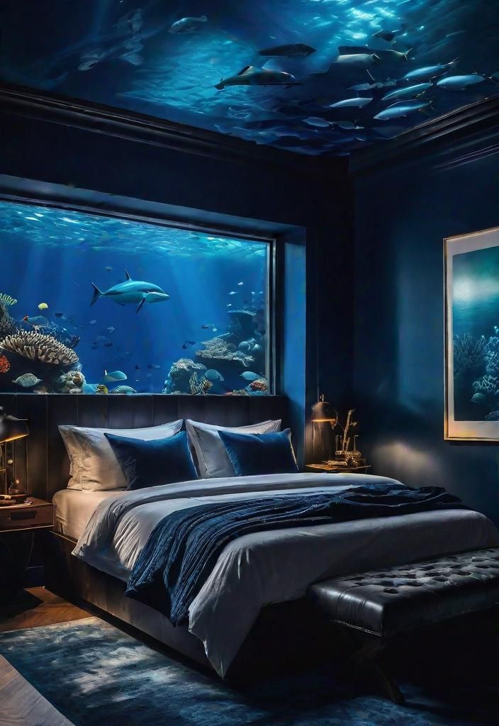 16. Deep Ocean Abyss Bedroom Mood
