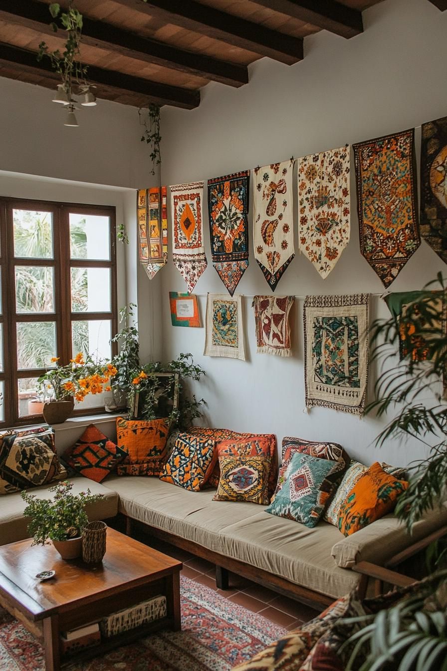 13. Tribal Print Fabric Bunting Ideas - photo 2
