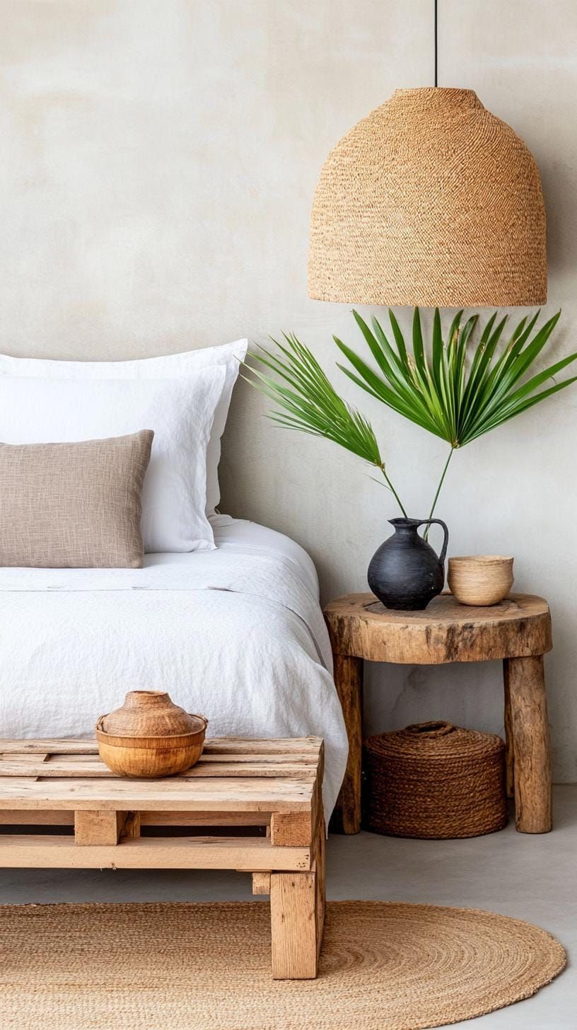 13. Upcycled wooden pallets as a low bed frame - photo 3