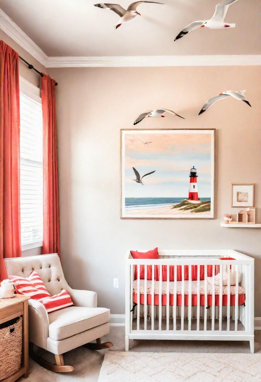 30. Coastal Lighthouse Nursery Theme