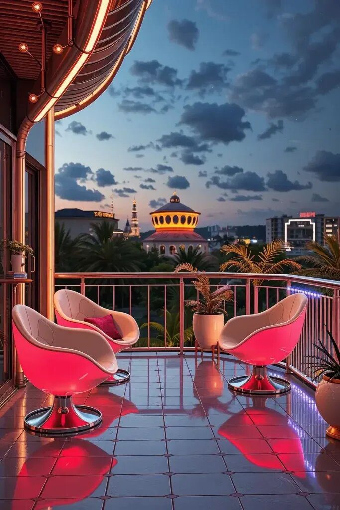 Retro-Futuristic Balconies With Sci-Fi Flair