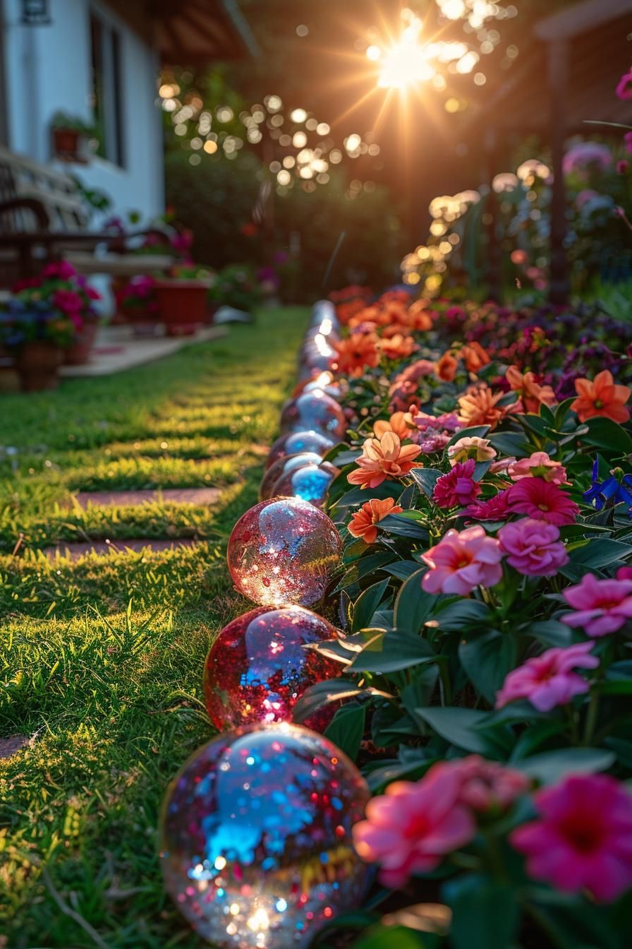 13. DIY Marble Garden Ball Ideas