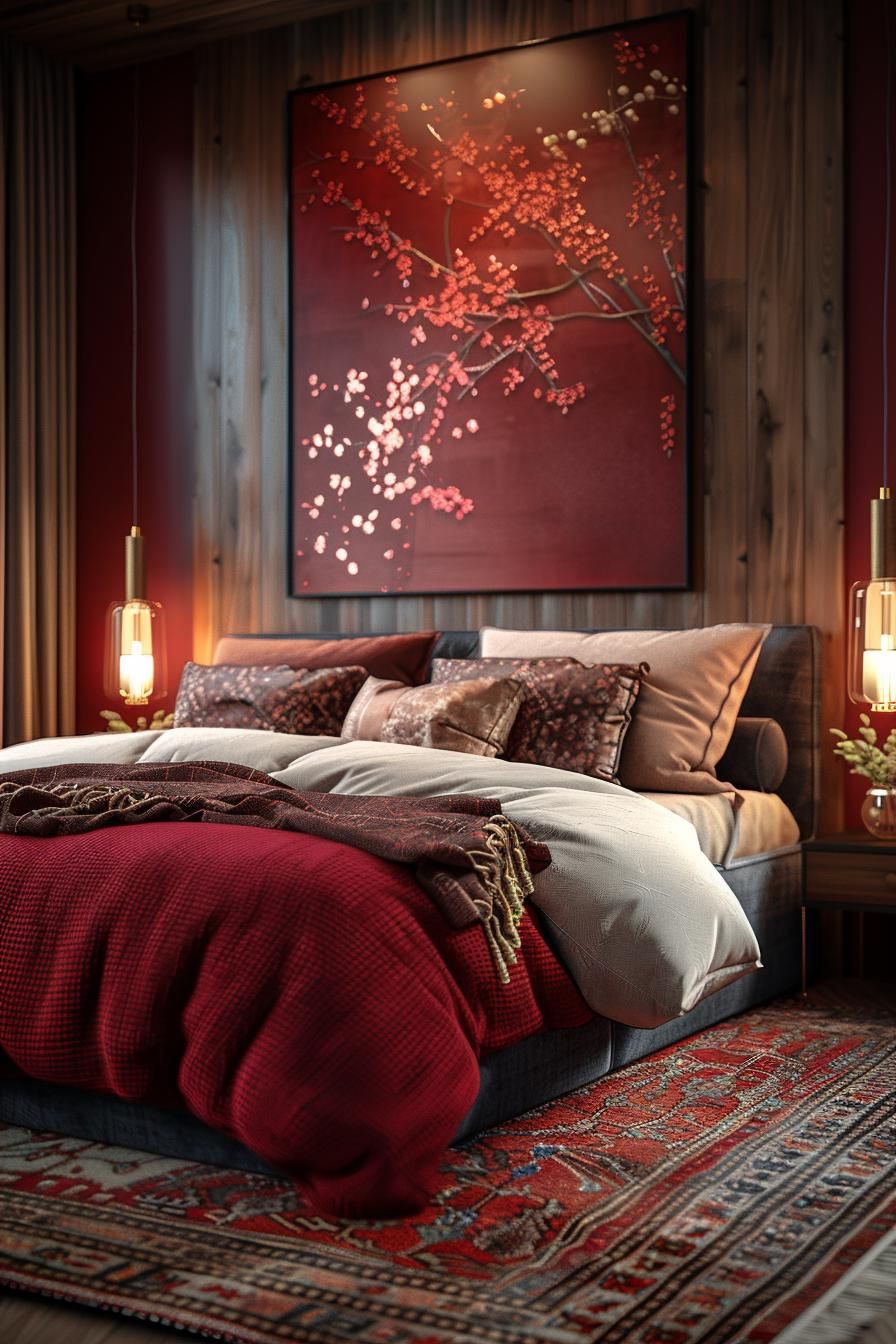 7. Earthy Modern Bedroom Inspiration