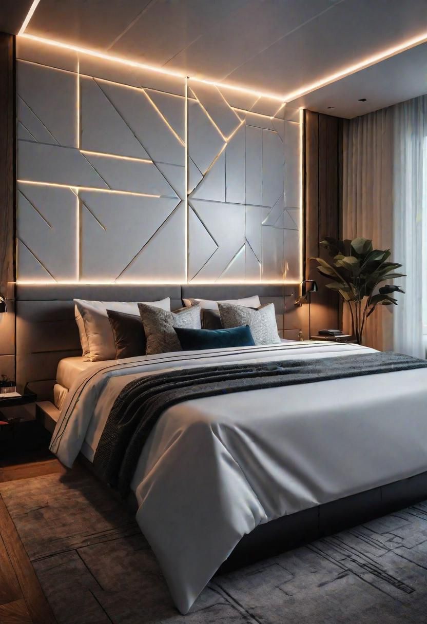 1. LED Geometric Wall Panels