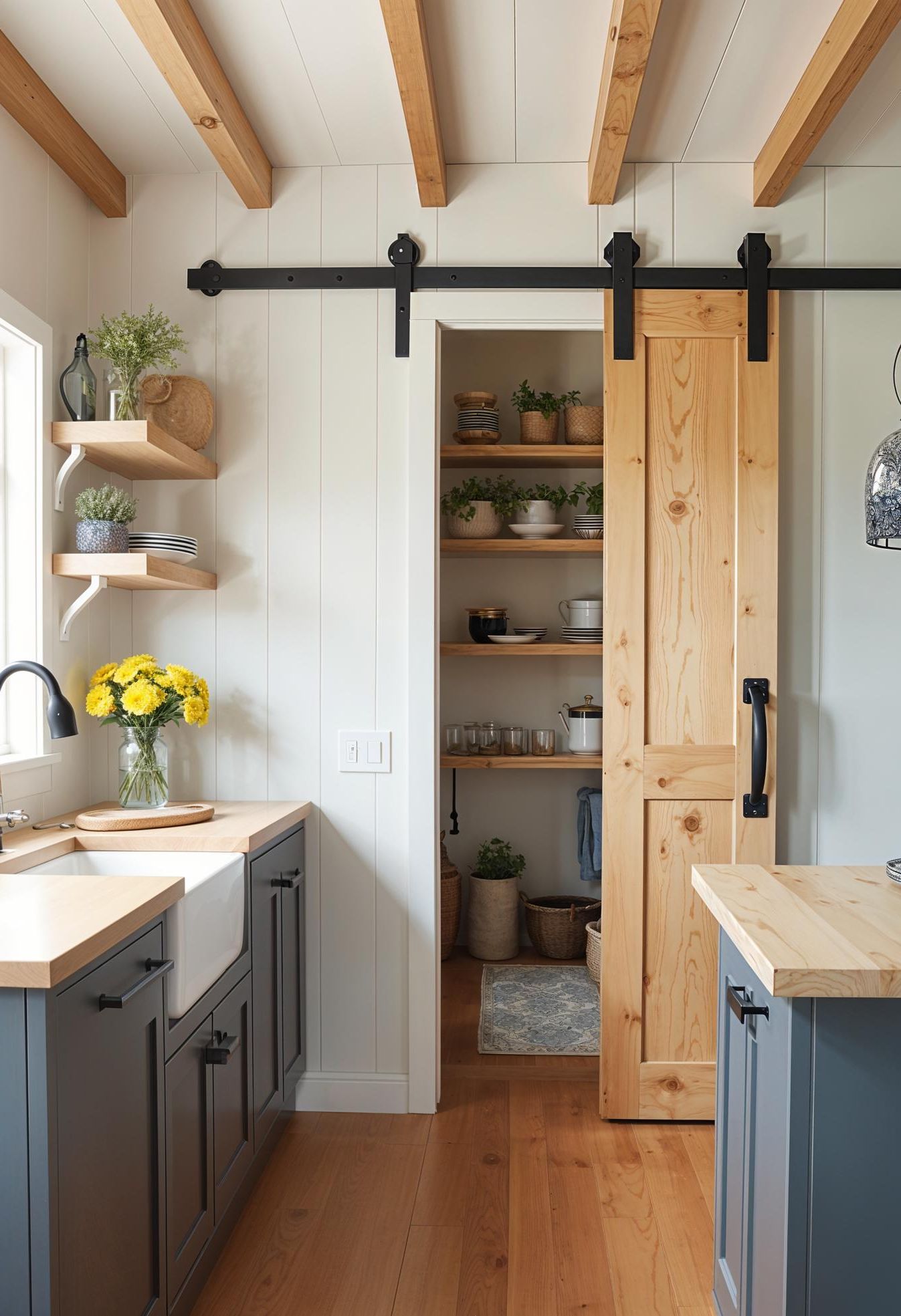 8. Install Sliding Barn Doors