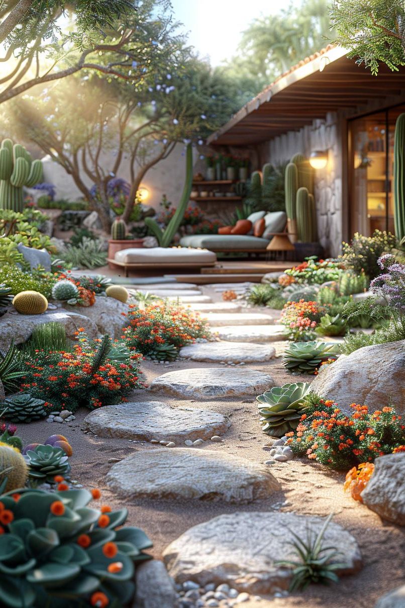 14. Succulent Garden Retreat Ideas