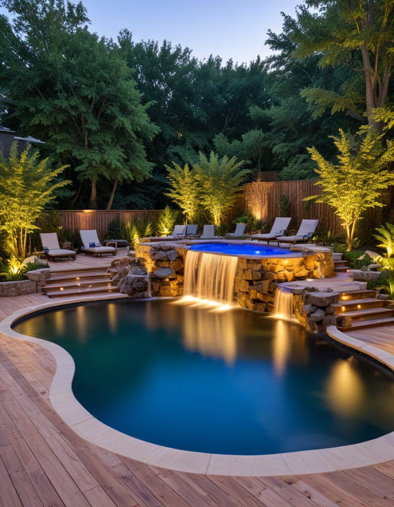 Raised Outdoor Pool Designs - photo 2