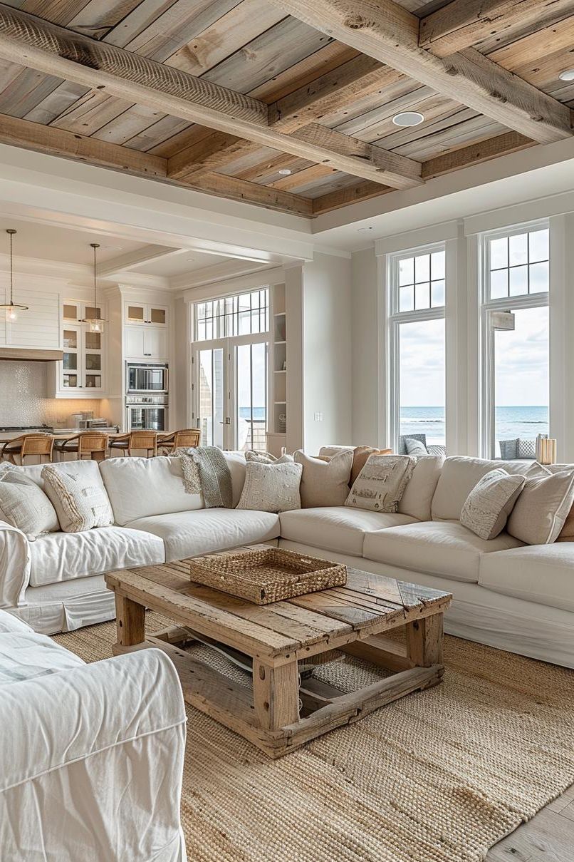 1. Coastal Driftwood Coffee Table Inspiration