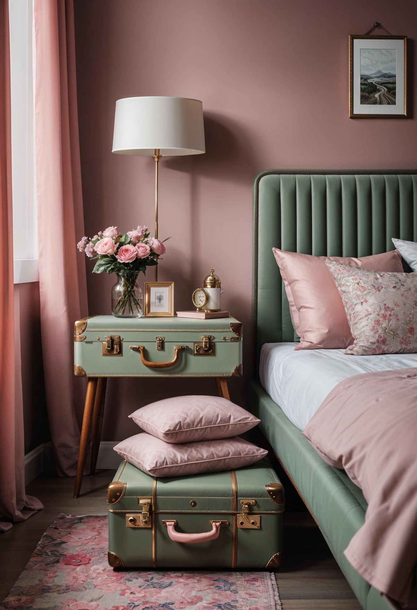 29. Vintage Suitcase Nightstand Makeover - photo 2