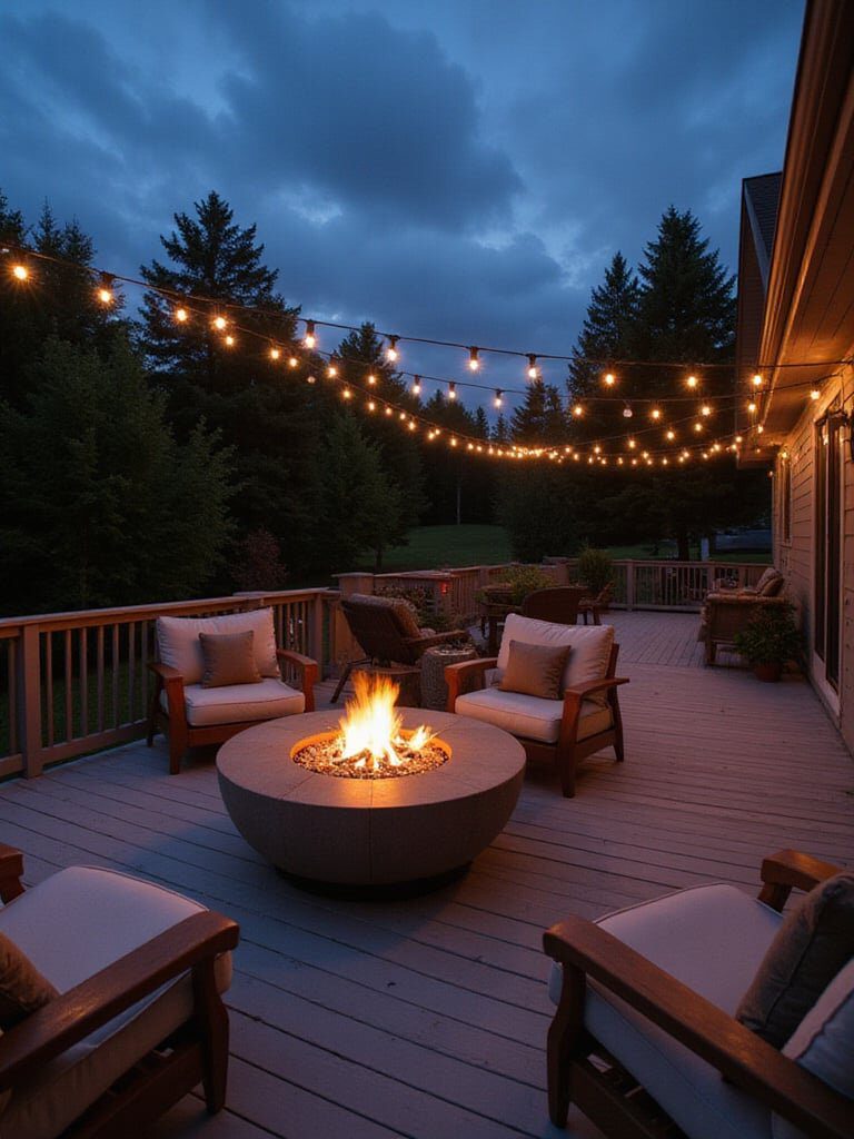 13. Warm Up Your Deck with a Fire Pit