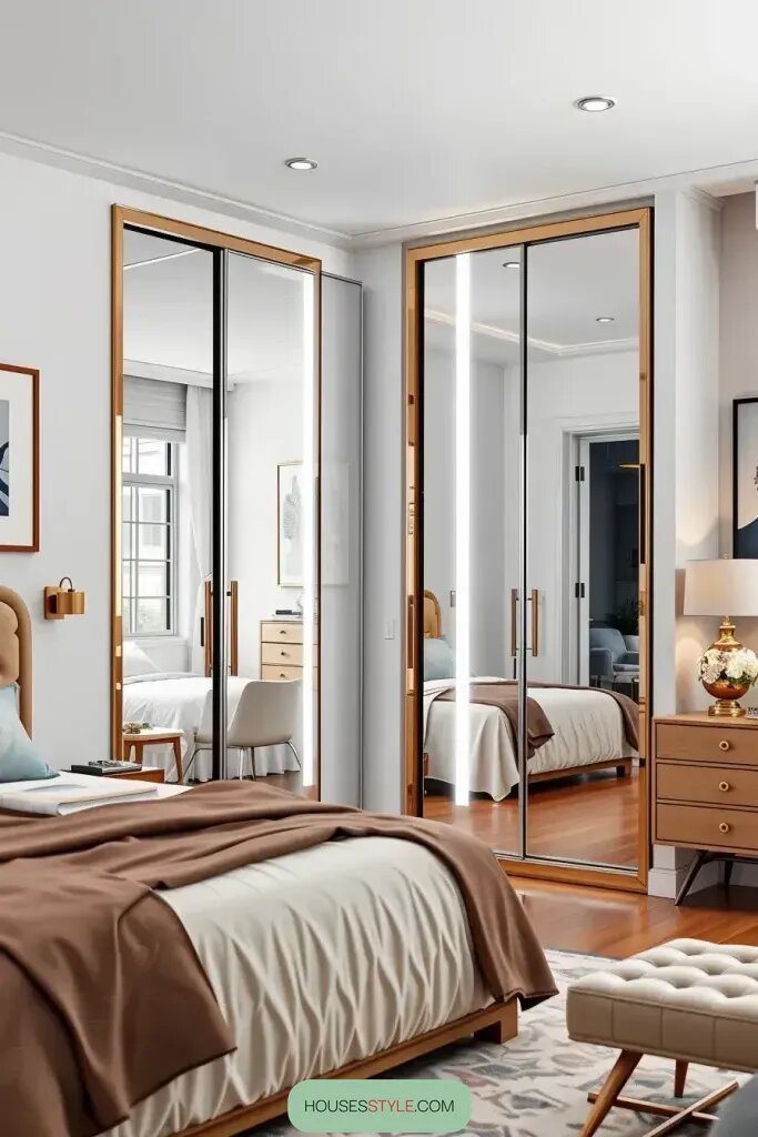 Using Mirrors for Depth and Reflection