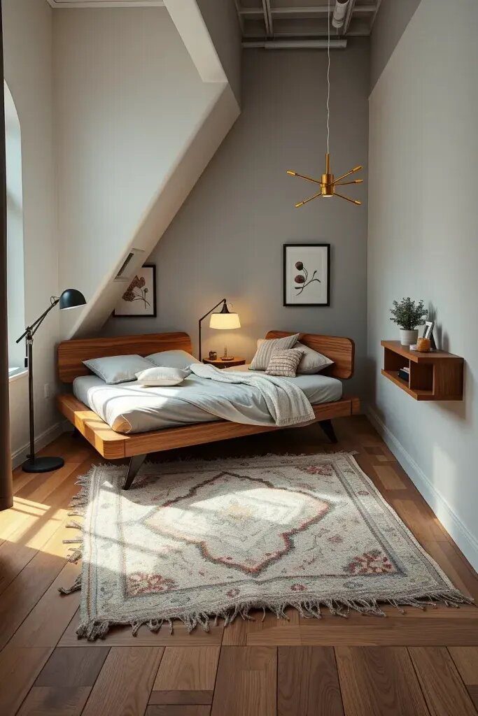The Diagonal Bed Placement for a Playful Look