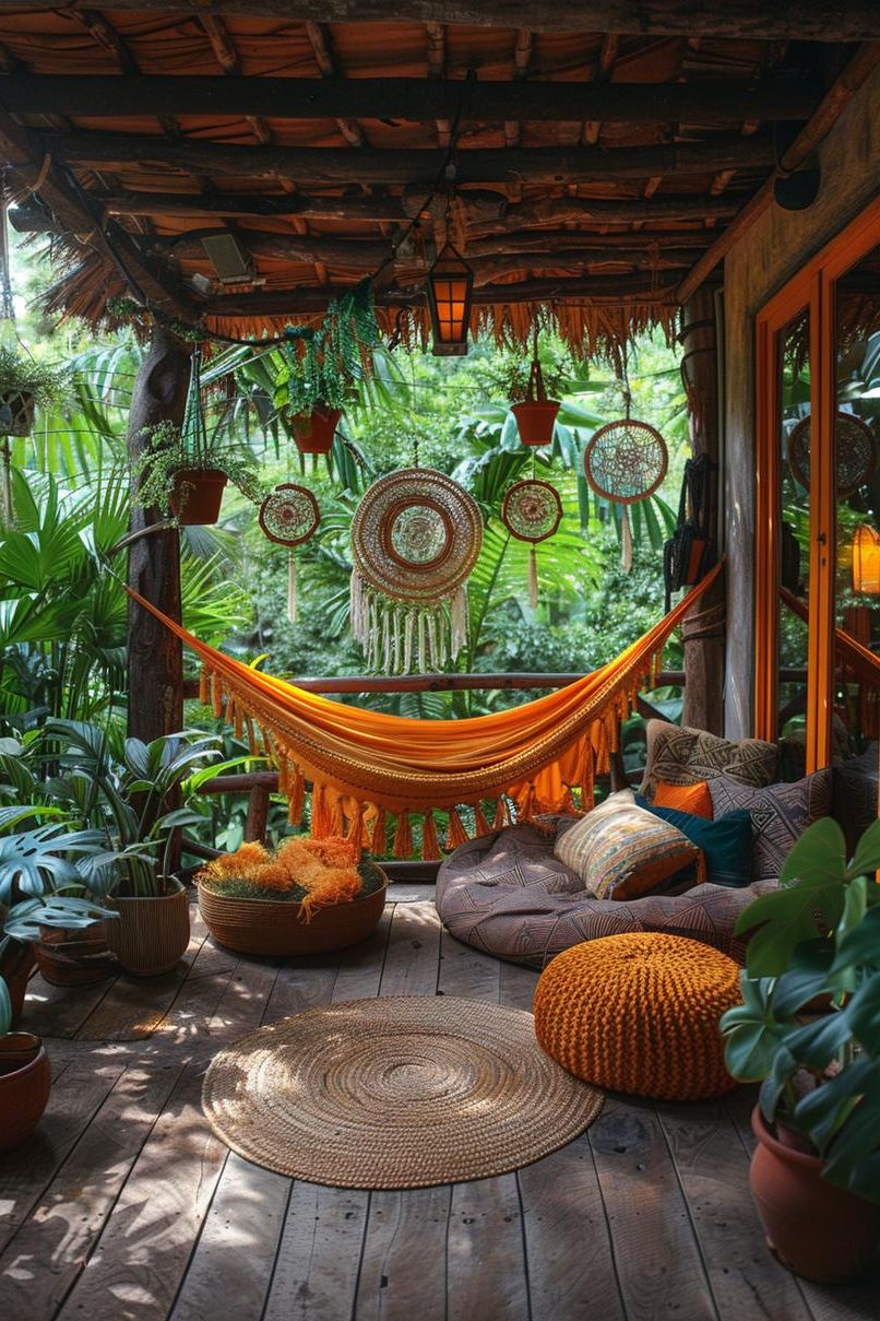 4. Cozy Bohemian Garden Retreat Ideas - photo 2