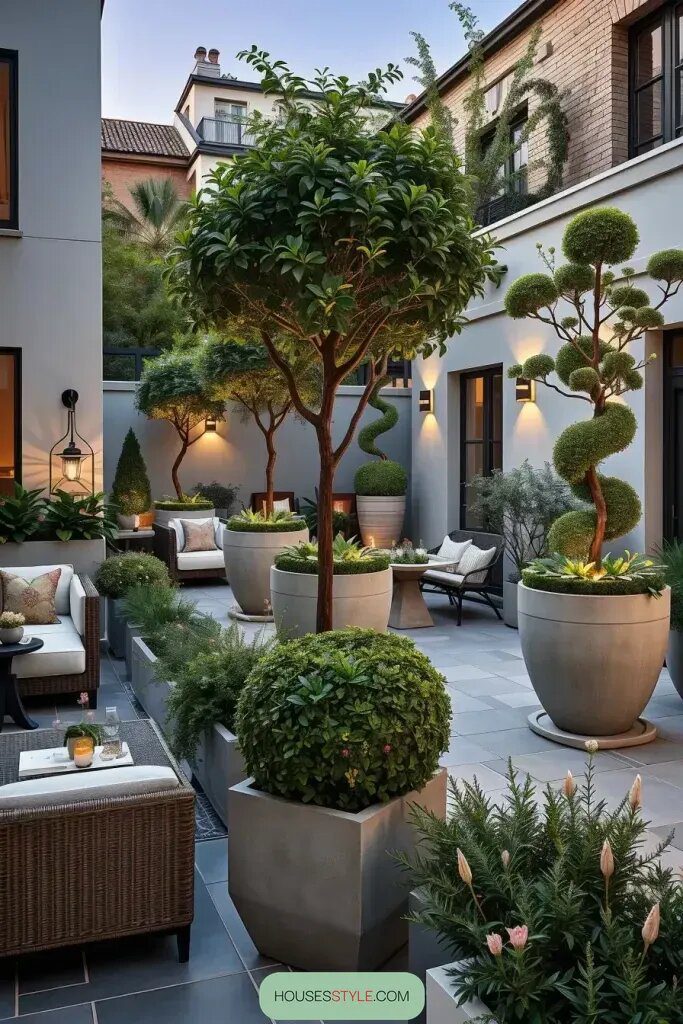 Statement Planters With Sculpted Topiary Shapes - photo 2