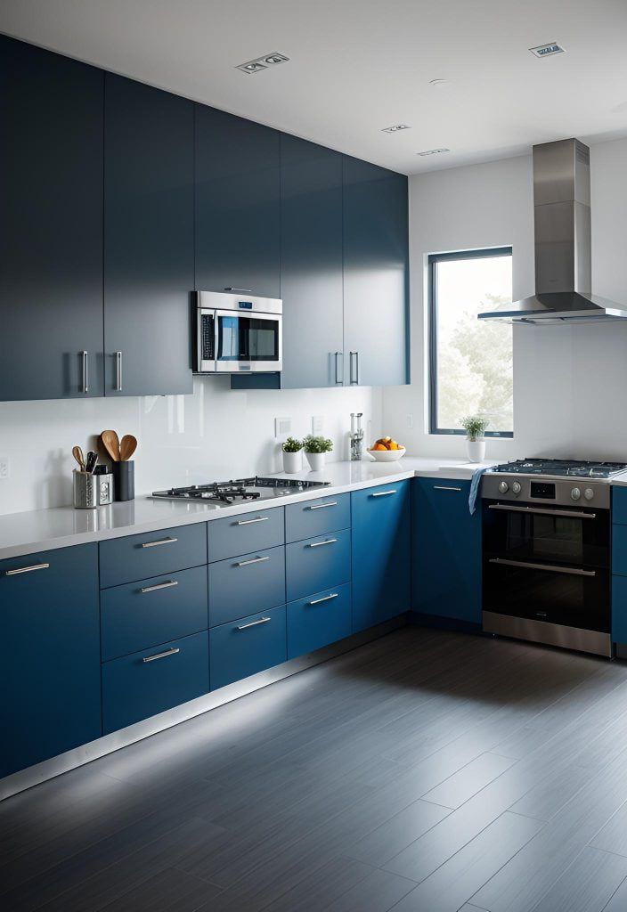 28. Arctic Blue Kitchen Renovation Tips
