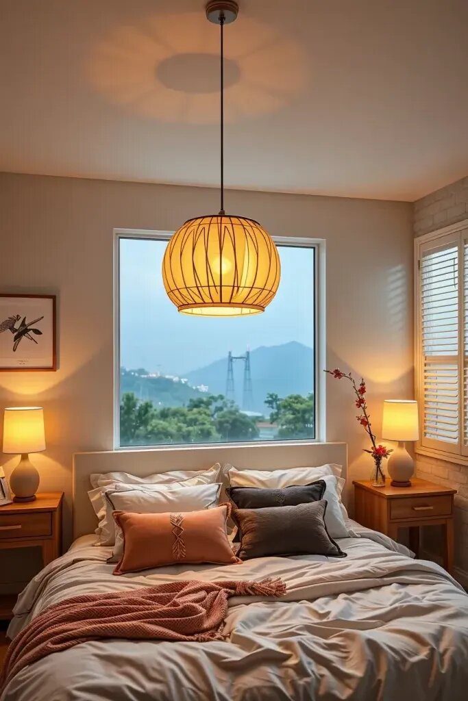 Soft and Warm Japandi Lighting Ideas