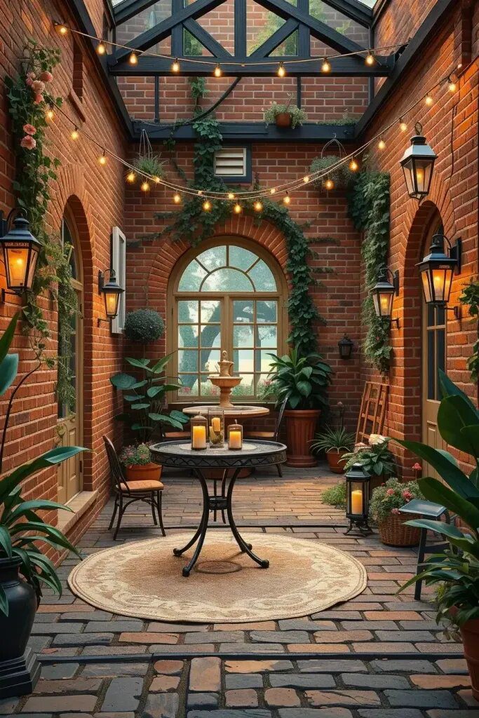 Courtyard Dining Setups Built For Comfort