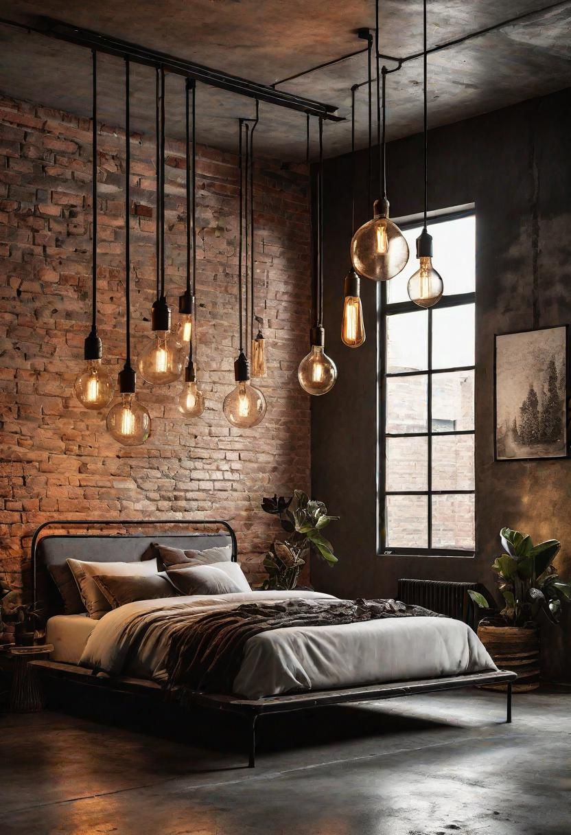 2. Bold Industrial Chic Bedroom - photo 2