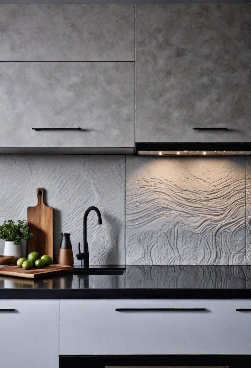 32. Textured Wall Ideas for Kitchens