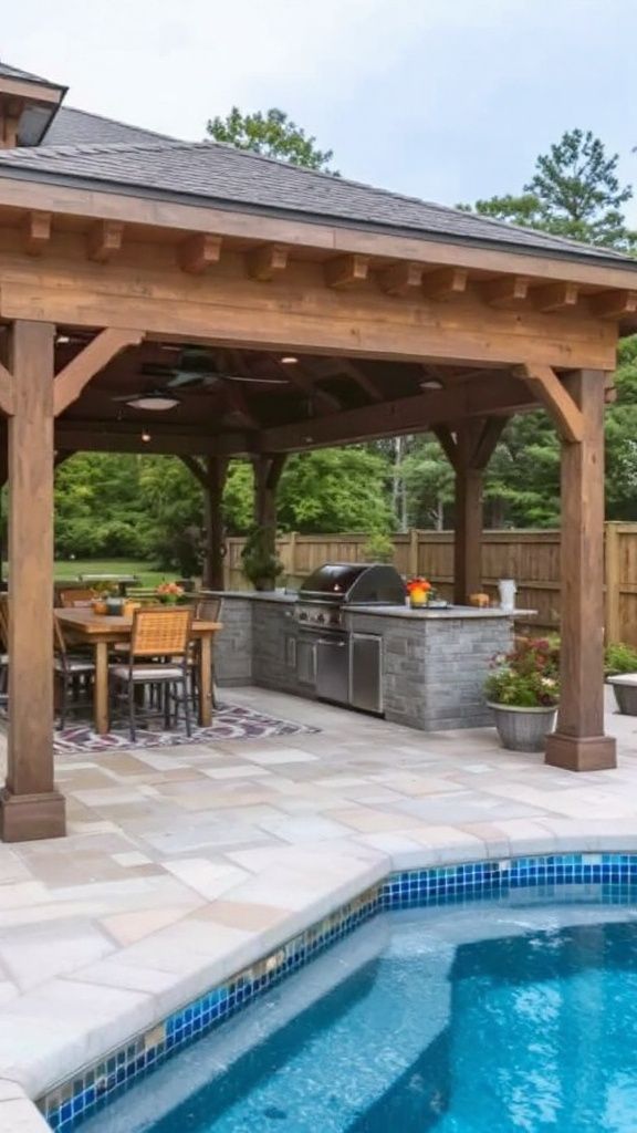 Setting Up an Outdoor Kitchen for Guests