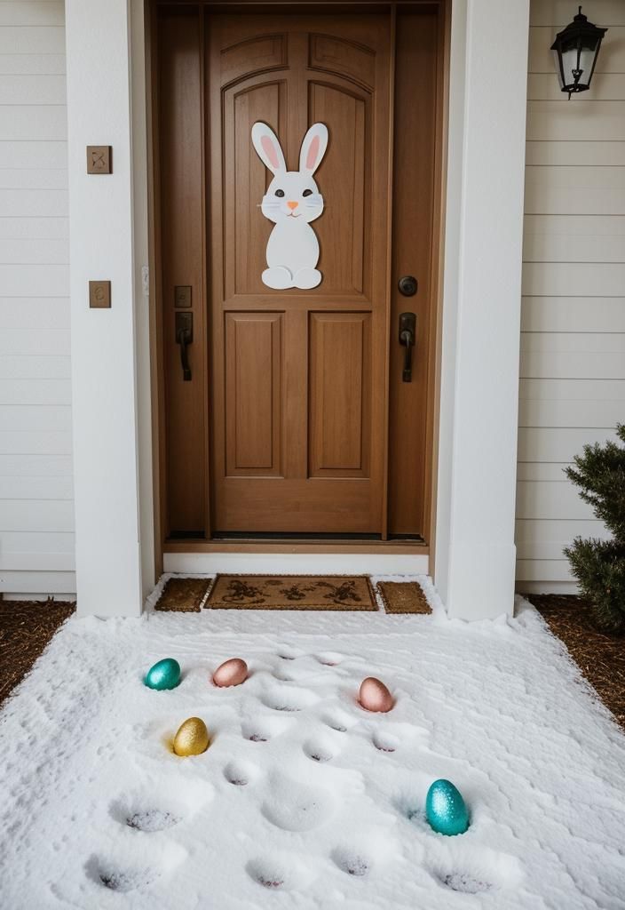 19. Bunny Footprint Stencil Ideas - photo 2