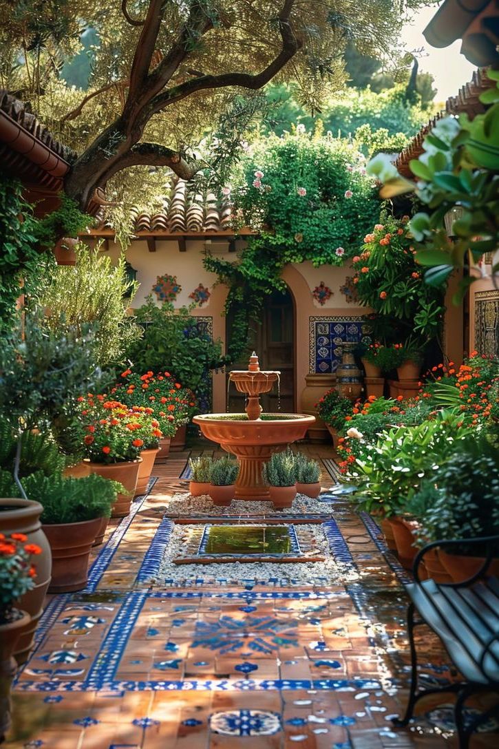 5. Sun-Soaked Mediterranean Garden Style - photo 3