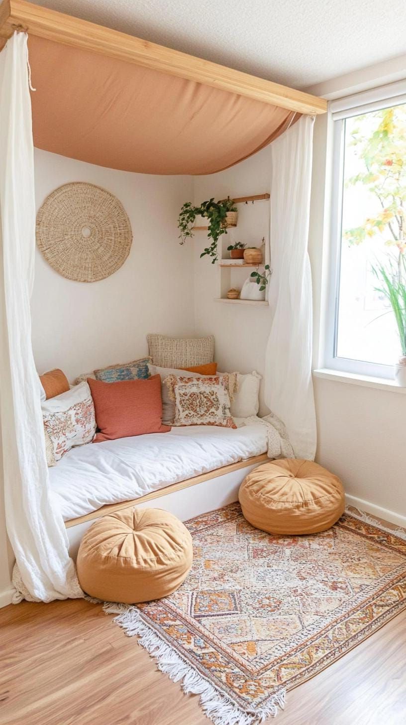 9. Cozy Corners with Floor Poufs - photo 2