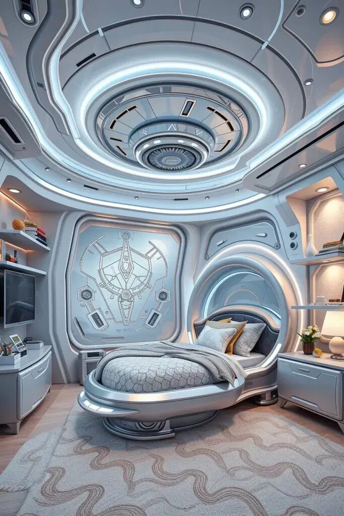 Space Pod Bedroom Design Ideas - photo 2