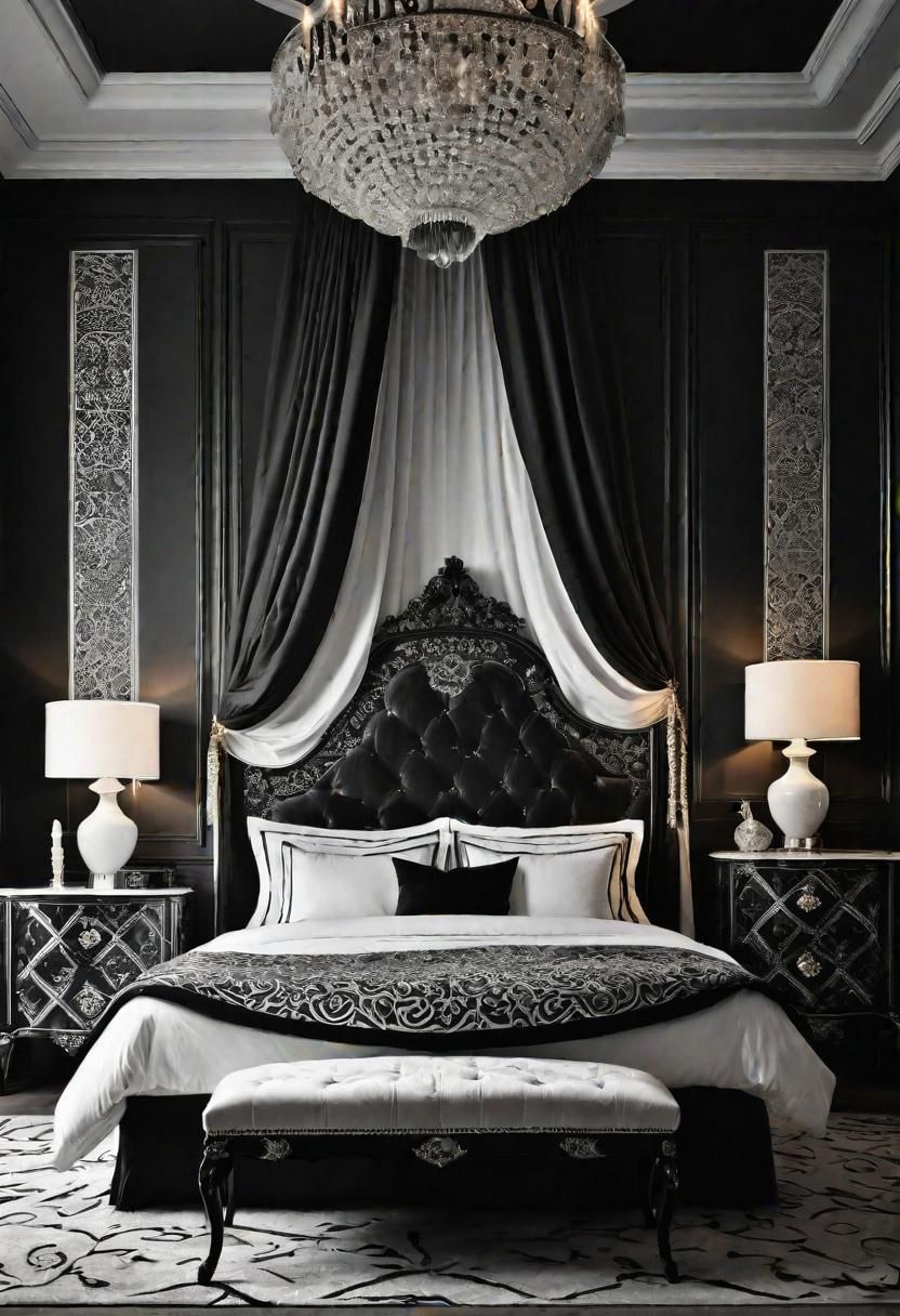 25. Luxe Black and White Contrast