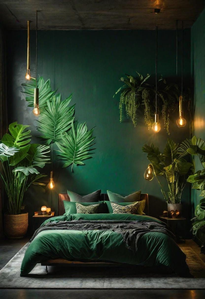 4. Urban Jungle Bedroom