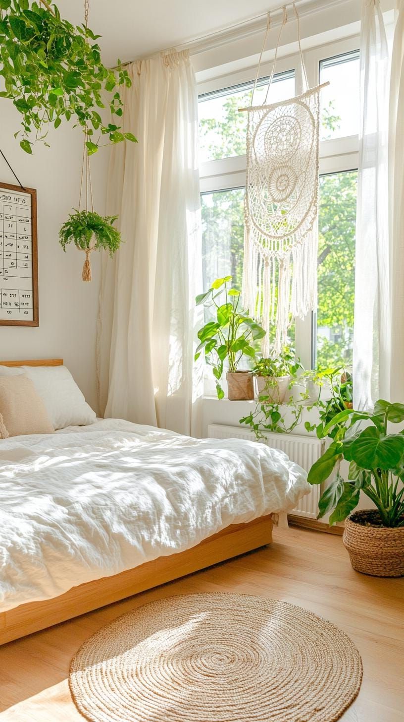 10. Sheer Curtains for Tall Windows
