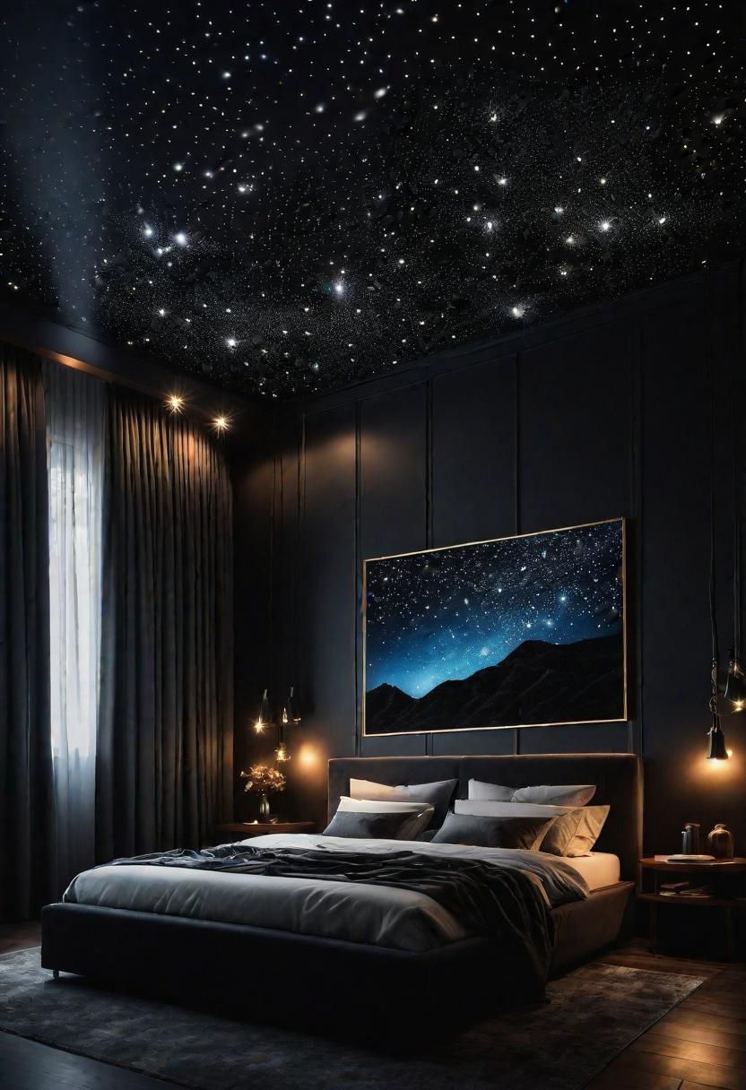 11. Starry Night Sky Effect in Black