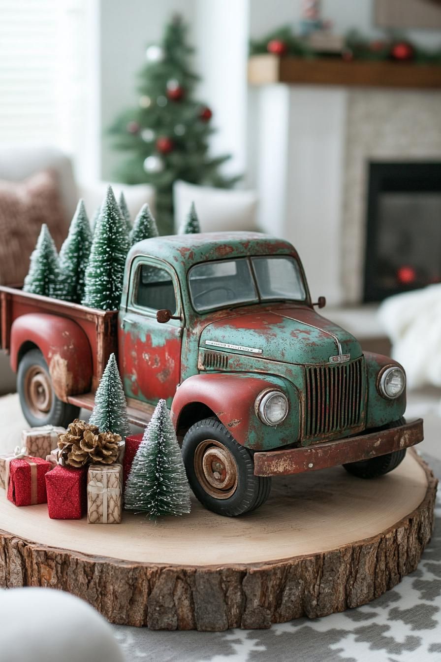 6. Vintage Truck Christmas Display - photo 3