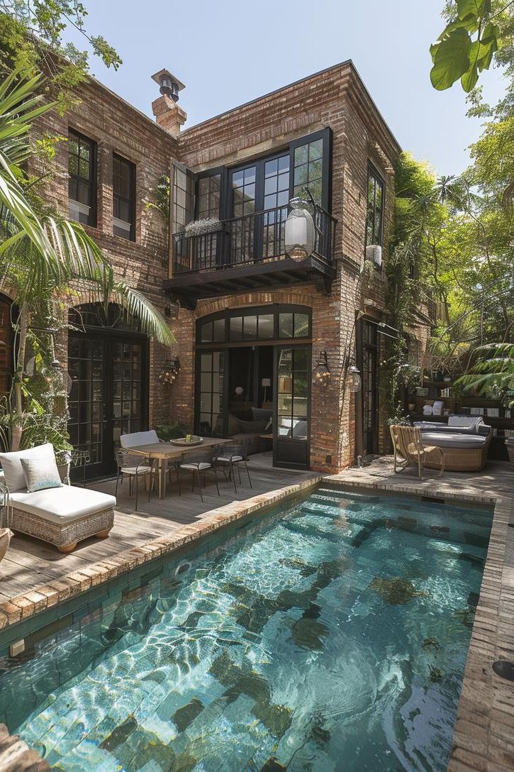 14. Urban Backyard Oasis Pool