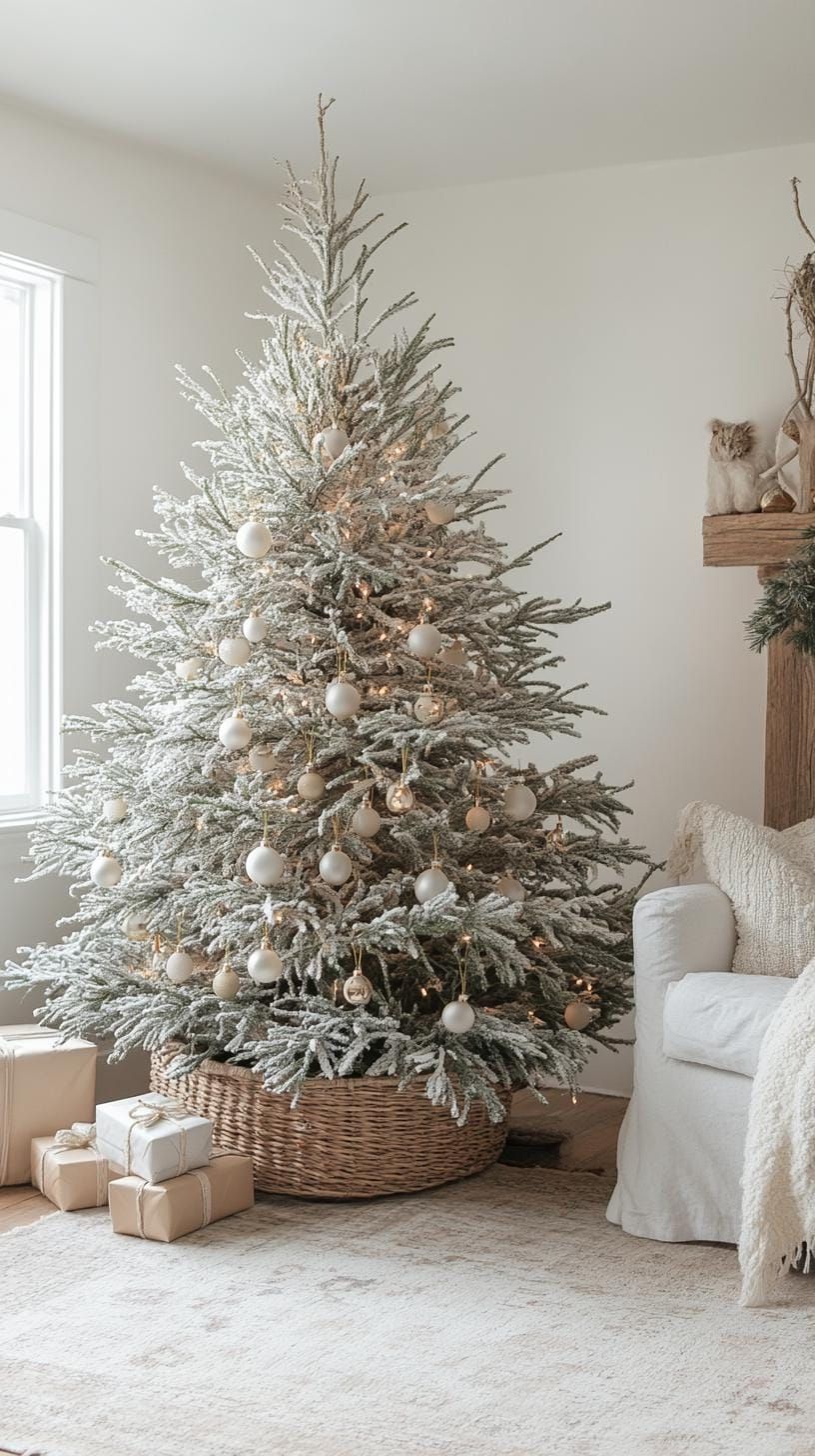 16. White-Washed Living Room for Christmas - photo 2